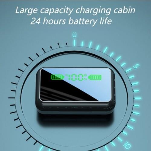 R11 TWS Earphone Wireless Bluetooth 5.1 Earphone With Microphone LED Digital Display Touch Control Earbuds Hifi Sound Quality