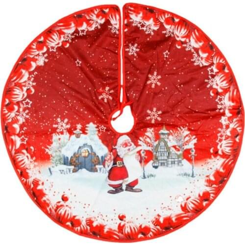 Christmas Tree Skirt Carpet Christmas Tree Decoration Skirt Ornaments Holiday Party Supplies Tree Skirt