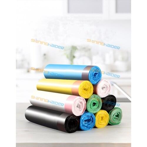 Classified garbage bag plastic bag kitchen home hotel thickened portable close-up color bag