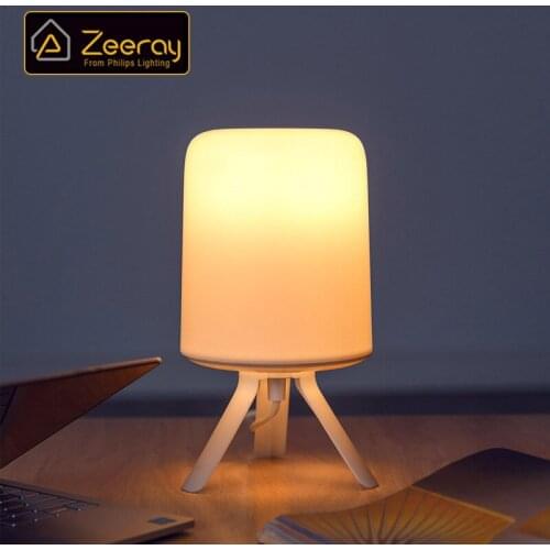 Zeeray Bedside Lamp Misty series 220V E27 Wifi Smart Bulb Dimmable LED Night Light Ambiance Table Lamp Mijia Mi Home APP Control