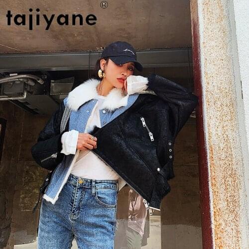 Women Wool Winter 2021 Womens Real Fur Coat Woman 100%wool Jackets Female Sheepskin Clothing Mujeres Abrigos TN855