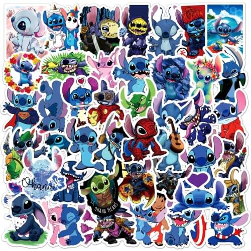 50pcs Cartoon Sewing Vsco Stickers Waterproof Skateboard Luggage Guitar Notebook Funny Graffiti Stickers Funny DIY Graffiti Stic