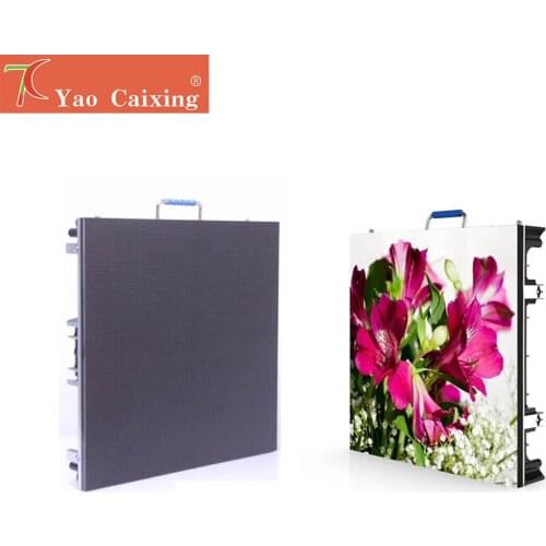 500mm P3.91 indoor full color die-casting aluminum equipment cabinet led screen for rental business
