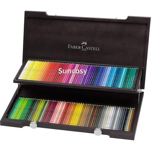 Faber-Castell 120 Albrecht Durer Artists' Watercolour Pencils in Wenge - Stained Wooden Case