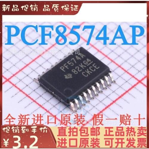 Free shipping PCF8574P I/O 8 PCF8574APWR 10PCS