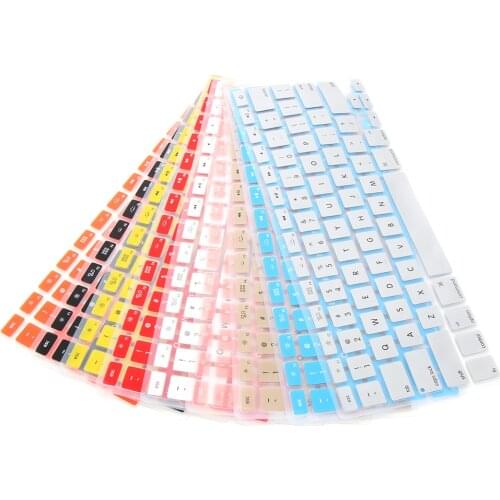 Colorful Soft Silicone Keyboard Cover Sticker Film Protector For Apple Macbook Pro Air 13" 15" 17" Computer Accessories