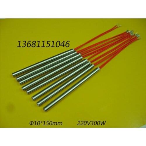 Single Head Electric Heating Tube Mold Heating Tube Heater 10 X150mm / 8 X150mm 220V