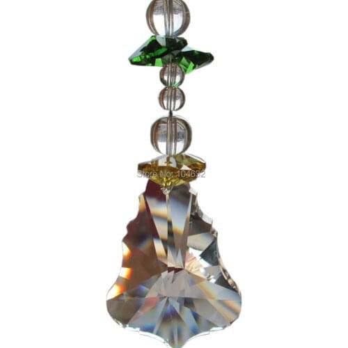 Feng shui 50mm crystal pendents&14mm octagon beads healing crystals suncatcher wedding decoration,crystal chandelier parts N41