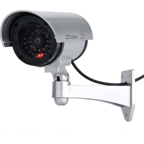 SOONHUA Surveillance Security CCTV Camera Dummy Camera Red Flashing LED Light Fake Cameras For Indoor And Outdoor Free Shipping