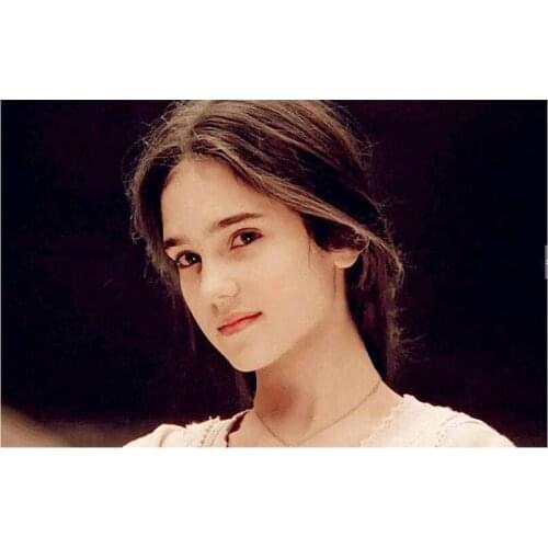 Movie Star Jennifer Connelly 5D DIY Full Round Diamond Painting Cross Stitch 3D Embroidery Rhinestone Mosaic Home Decor Art Y173