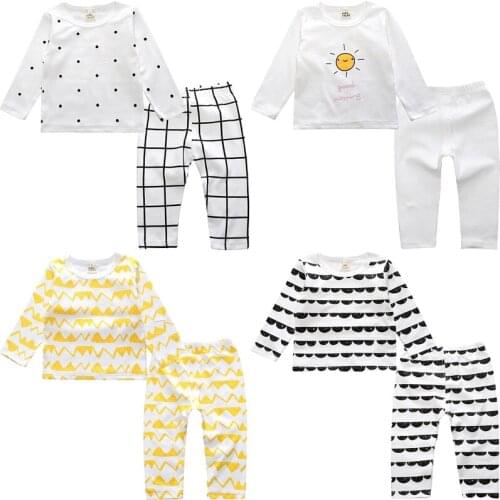 New Fashion Spring Clothing Sets For Babies Clothes For Newborns Top+Pants Baby Boy Bodysuit For Newborns Overalls Suit for boy