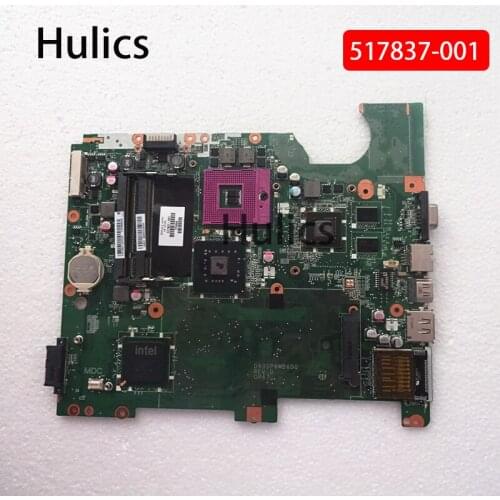 Hulics Original 517837-001 for HP COMPAQ G61 CQ61 MOTHERBOARD DA00P6MB6D0 PM45 DDR2 main board