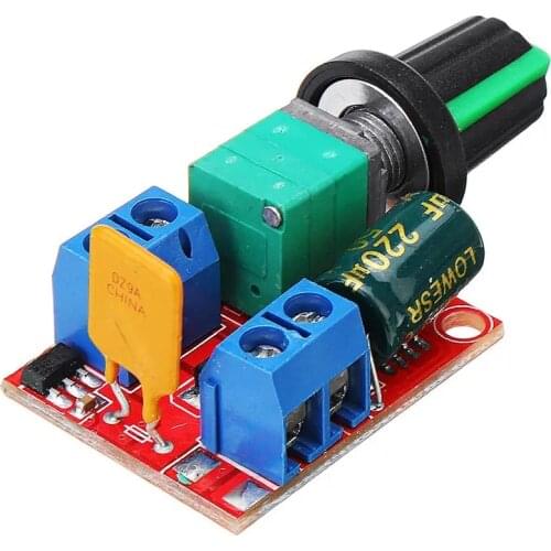 DC 3V-35V 5A 90W Mini DC Motor PWM Speed Controller Module Speed Regulator Adjustable Light Modulator Electronic Switch Module