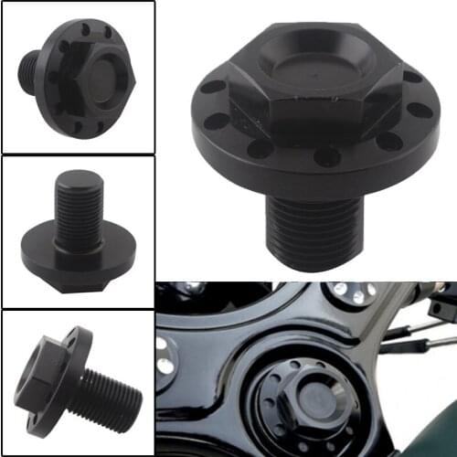 Motocycle Black Aluminum Steering Stem Bolt For Harley Dyna Sportster 1200 883 FXR Dyna Steering Stem Bolt Accessories