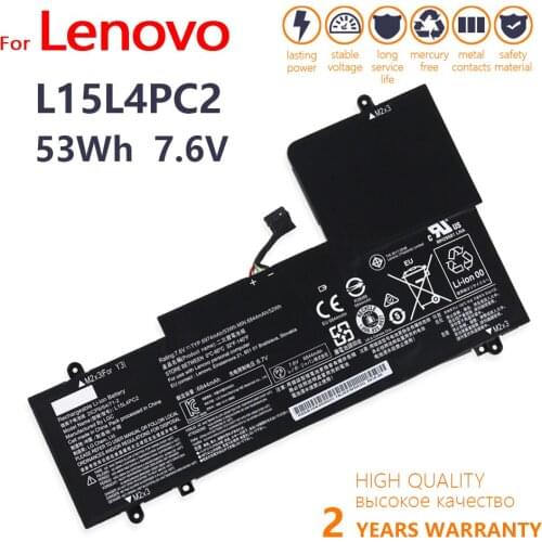 Genuine L15M4PC2 L15L4PC2 Laptop Battery For Lenovo YOGA 710-14ISK,710-14IKB,710-15ISK,710-15IKB,5B10K90778,5B10K90802