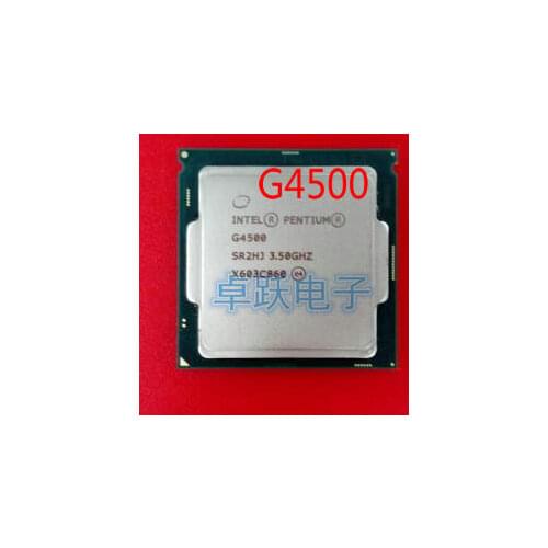 Intel Original G4500 CPU Processor 3.5GHz Dual Core LGA 1151 scrattered pieces free shipping