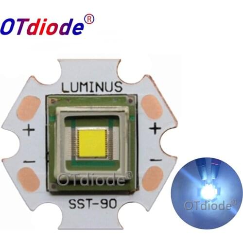 1PCS Original Luminus SBT-90 SBT90 45W high power led lamp beads Red/Cold white Diode Stage light wick Projector Medical source