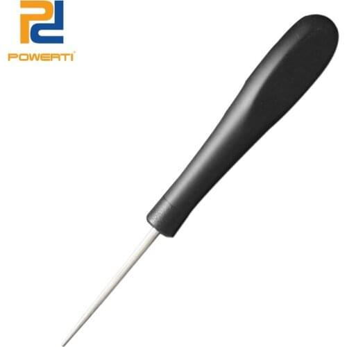 POWERTI Badminton/Tennis Racket Stringing Tools Parts -Straight Awl- Stringing Tools Pass Through a Grommet Black