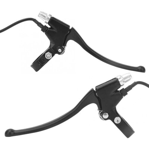 1 Pair 2.2cm Bicycle Handle Brake Lever Aluminium Alloy Electric Bicycle E-bike Scooter Handle Brake Lever Cycling Accessory