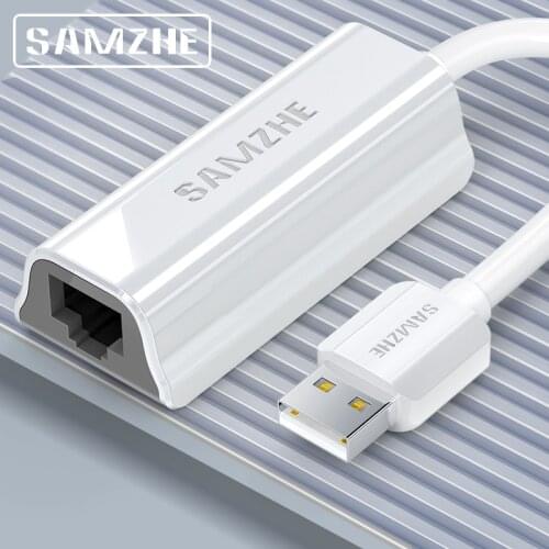 SAMZHE USB 3.0 1000 Mbps Gigabit Lan Adapter USB 3.0 to RJ45 Ethernet Internet Network Card for Windows 7/8/10/XP USB Ethernet