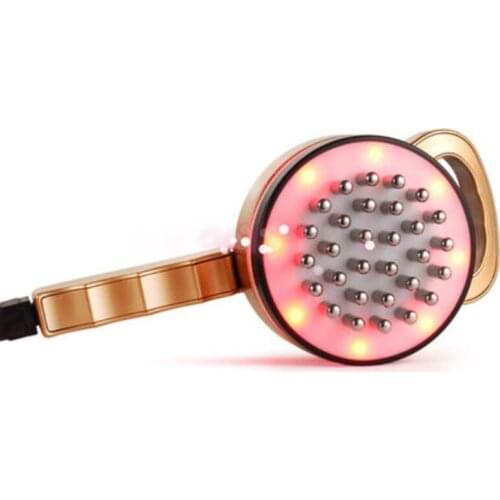 High-quality micro-electric shock meridian brush, five elements health body far infrared fever health brush bio-brush Gold