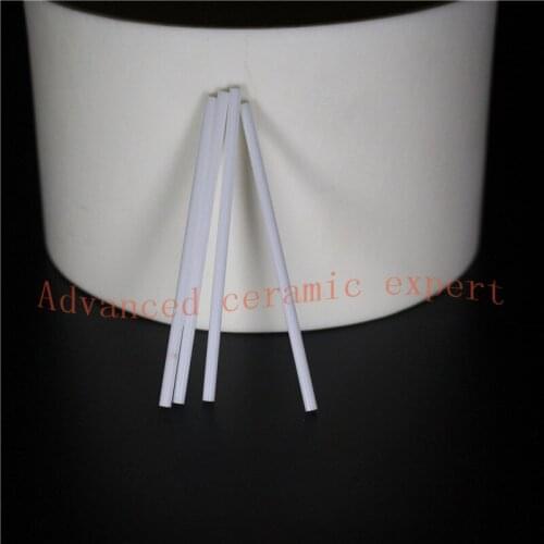 High Thermal Zirconia Ceramic Rod D4*100mm/Round Solid Ceramic Needle/ZrO2 Ceramic Shaft/Wear-Resistant Bar