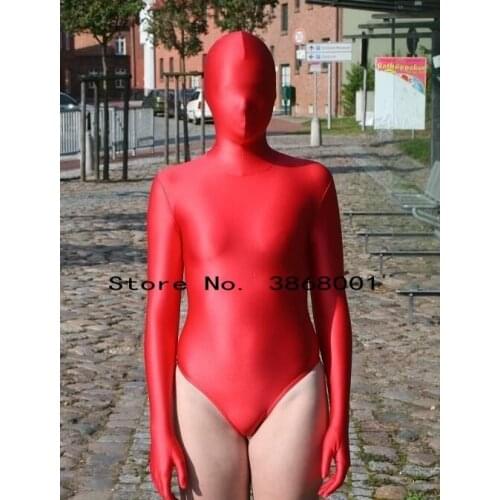 Women men short half bodysuit Spandex Leotard Party Cosplay Costume Zentai Catsuit