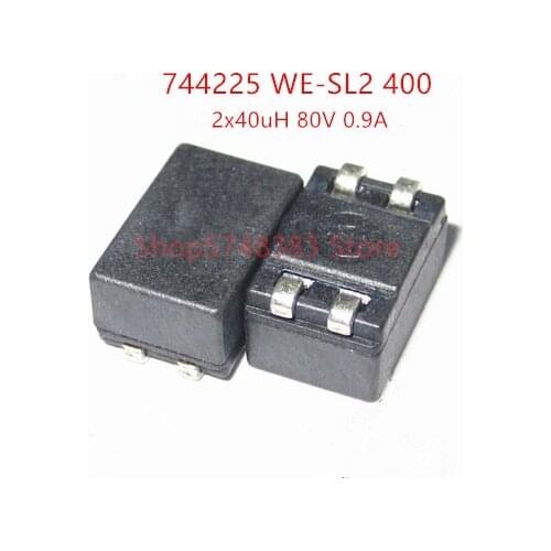 10PCS/LOT 744225 WE-SL2 WE400 400 40UH 0.9A 9.2X6X5MM Common mode inductor