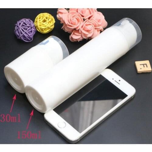 200pcs PP 150ml airless bottle white color airless pump bottle empty vacuum bottle