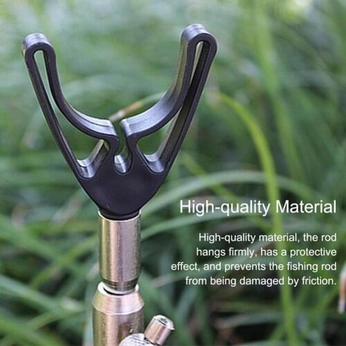 4pcs Carp Fishing Rod Rest Gripper For Rod Pod Holder Clips Automatic Adjustment Fishing Rod Tail Rest Tool Accessories