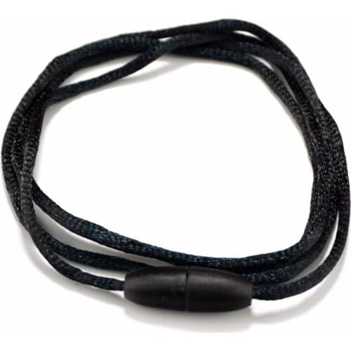 SUTOYUEN 5pcs 2mm Soft Satin Cord With Breakaway Clasps 35 inch Cords for Baby Teething Pendant Necklace Jewelry DIY Accessary