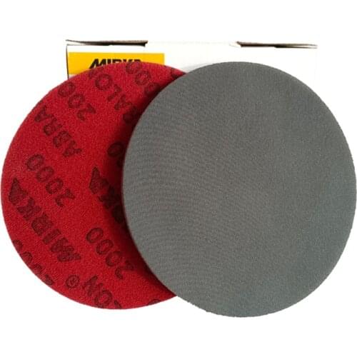 6 Inch 150mm Dry Wet Sponge Sandpaper Disc Back Velvet 3000/5000 Grit Abrasive Tools For Grinding mirka sandpaper