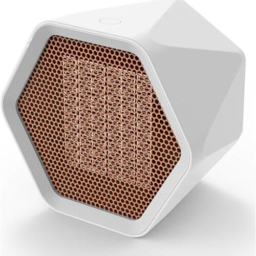 600/1000W Mini Electric Heater Temperature Control Hexagonal Desktop Heat Warmer 425B