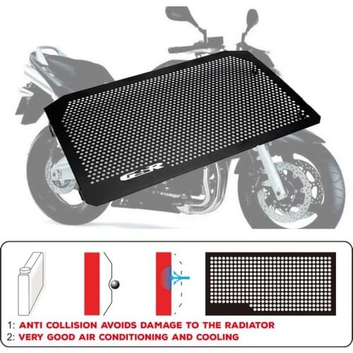 Estelle Motorcycle Accessories Radiator Guard Protector Grille Grill Cover For SUZUKI GSR 400/600 GSR400 GSR600 2006-2012 07 08