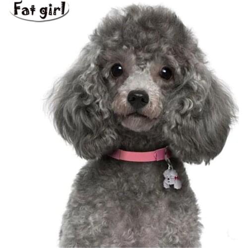 Full Square round drill 5d diy diamond painting Poodle dogs Wall hanging cross stitch Mosaic Handwork embroidery Home gifts