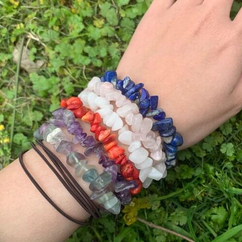 Colorful Agate Moonstone Labradorite Bracelets Bangles for Women Girl Handmade Fashion Jewelry Crystal Charm Bracelet