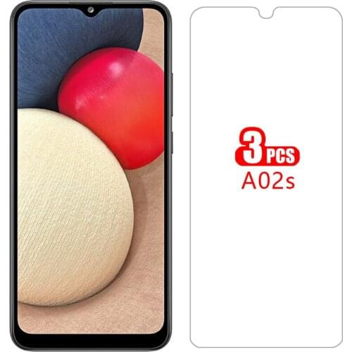 Case for samsung a02s cover screen protector tempered glass on samsun galaxy a 02s a02 s protective phone coque bag samsunga02s