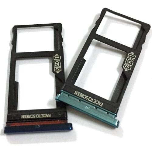 Sim Tray Holder For Motorola Moto One Action / P40 SIM Card Tray Slot Holder Adapter Socket Repair Parts