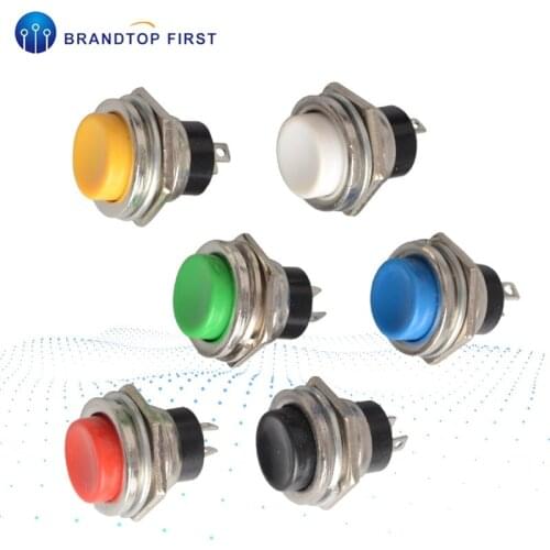 DS-212 Momentary OFF-(ON) 16mm Push Button Switch