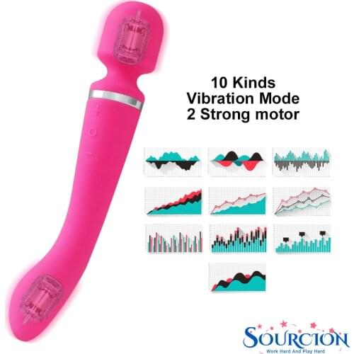 20 Speeds Powerful Dildos AV Vibrator Magic Adult Couples Body Wand Sex Toys for Women Massager Clitoris Stimulator Product Shop
