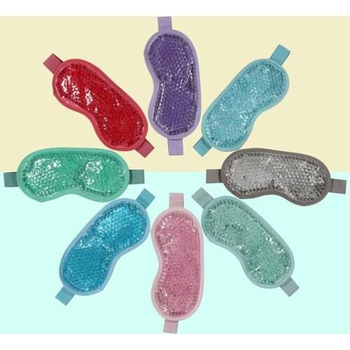 Gel Eye Mask Reusable Beads For Hot Cold Therapy Soothing Relaxing Beauty Gel Eye Mask Sleeping Ice Goggles Sleeping Mask