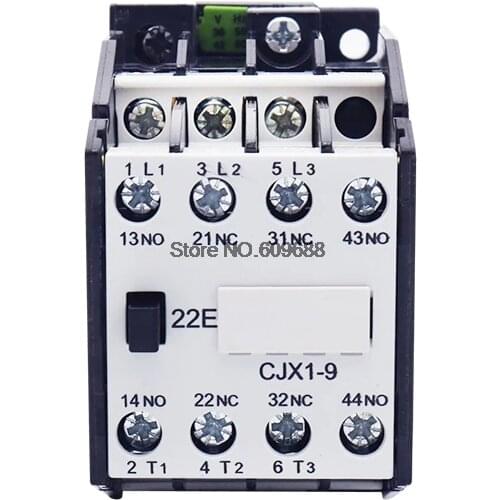 Silver Point Contact CJX1 CJX1-9/22 CJX1-12/22 CJX1-22/22 3TB43 Ac contactor AC220V AC380V CJX1-16/22