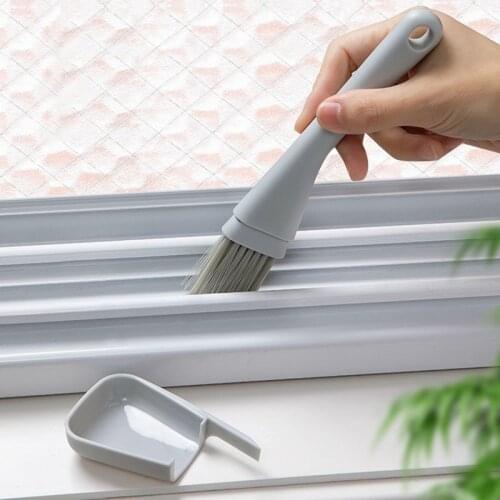 Multifunction Computer Window Cleaning Brush Window Groove Keyboard Cleaner Nook Cranny Dust Shovel Window Track Cleaning Tool