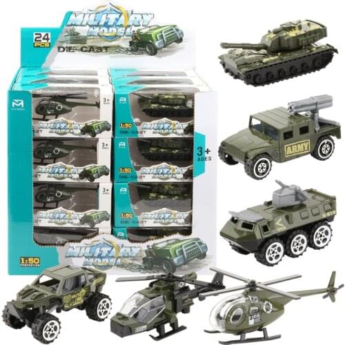 1:50 Alloy & ABS Military Model Simulation Car Car Tank Racing Helicopter Armored Vehicle Diecasts Birthday Gift Toys for Kids