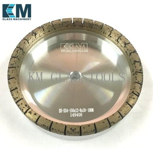 S3-SS4/High quality!Diamond Wheel150x12x8x10mm for Straight-line Edging, Mitering, Double Edging Machine