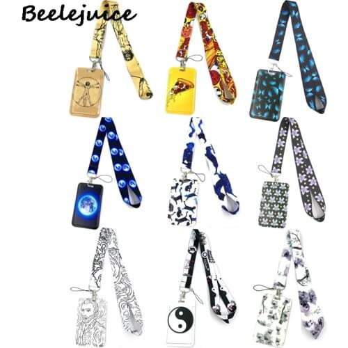 Lanyard Keys Phone Holder Funny Neck Strap With Keyring ID Card DIY Animal webbings ribbons Hang Rope Card Holder ID Cover Gifts