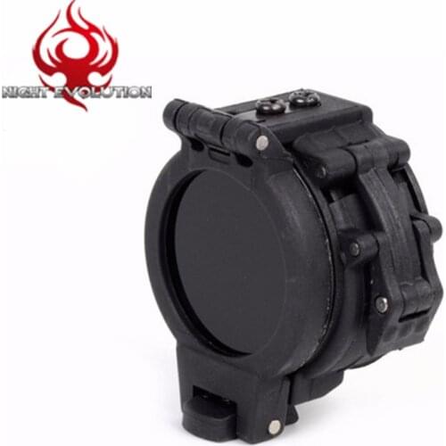 Night Evolution M300 M600 Tactical Flashlight IR Filter Flip Cover Shooting Hunting Airsoft Weapon Gun light Accessories NE04023