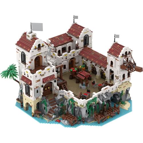City Building Eldorado Fortress - Pirates Of Barracuda Bay For 49016 Pirate Theme Series Ideas Model Building Blocks Bricks Toys