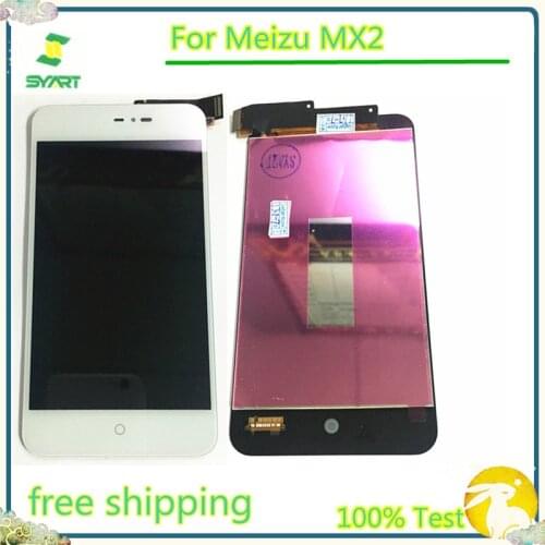 LCD Display For Meizu MX2 LCD Display Touch Screen 4.4 inch 100% Test Digitizer Assembly For Meizu MX2 M040 TOUCH SCREEN