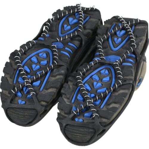 1 Pair Ice Crampons Ice Gripper Winter Snow Boot Shoes Covers Ice Gripper Anti-skid Snow Traction Cleats